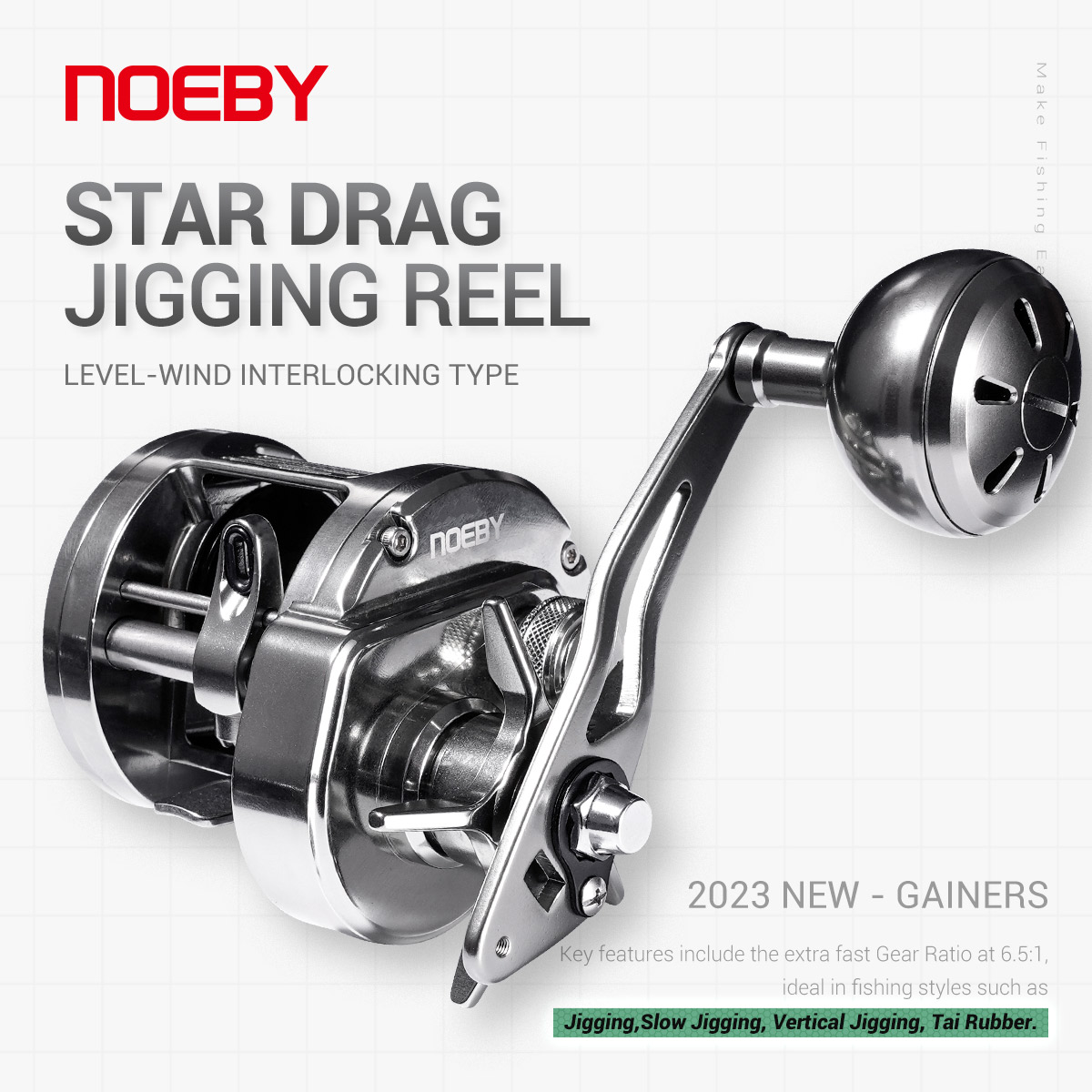 NOEBY Gainers Jigging Reel Bod - Daiwa Reel Bg ulasan dan harga